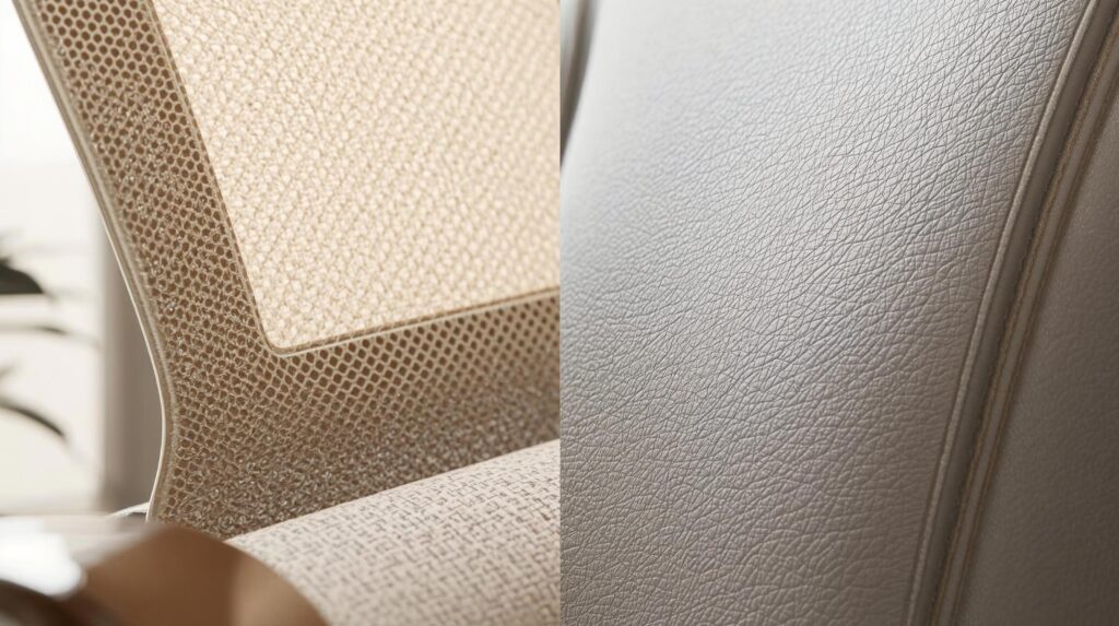 Ergonomic Chair Vs Gaming Chair Material Mesh ergonomic chair vs PU leather gaming chair breathability