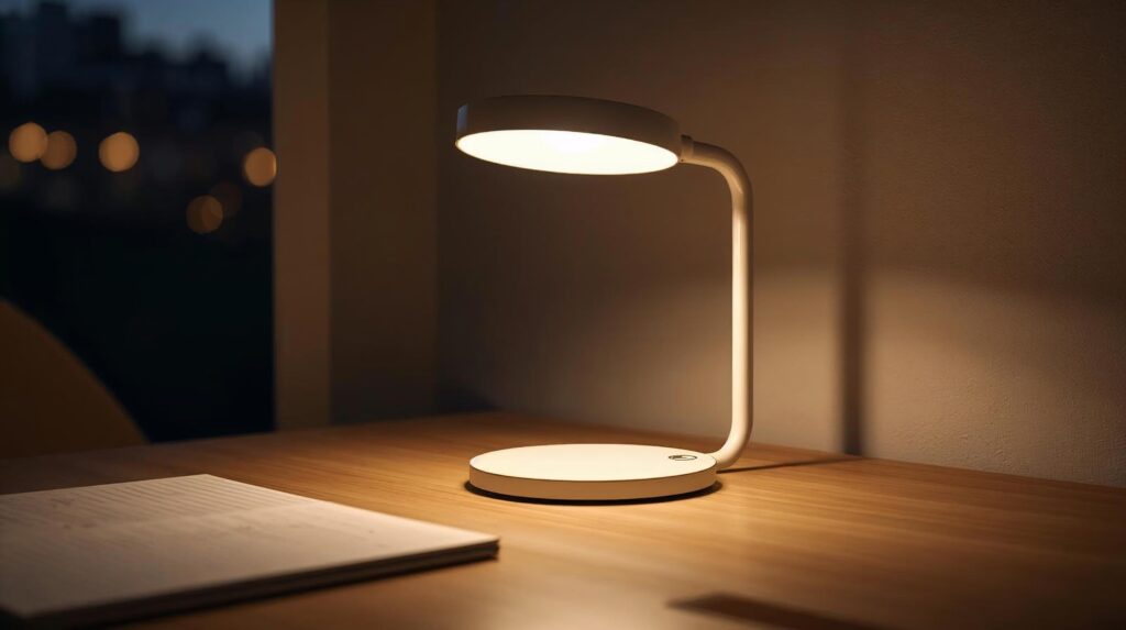 diffused-desk-lamp-light-reduce-glare Diffused desk lamp light that reduces glare for computer work